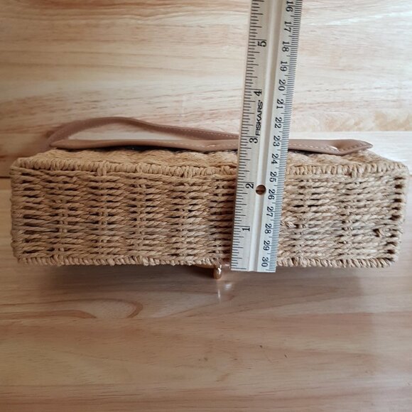 🪅 LA Express women straw wicker Crossbody Bag - Picture 10 of 13